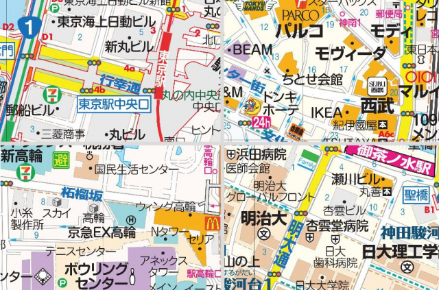 紙の地図とweb地図は何が違う 紙の地図から読み解く 街のカラー カルチャー まっぷるトラベルガイド