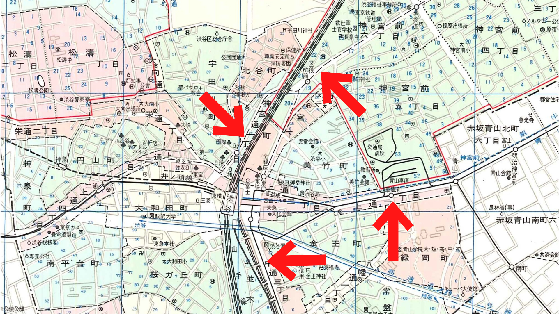 渋谷の街はどう変わった 古地図から見る街の移り変わり まっぷるトラベルガイド