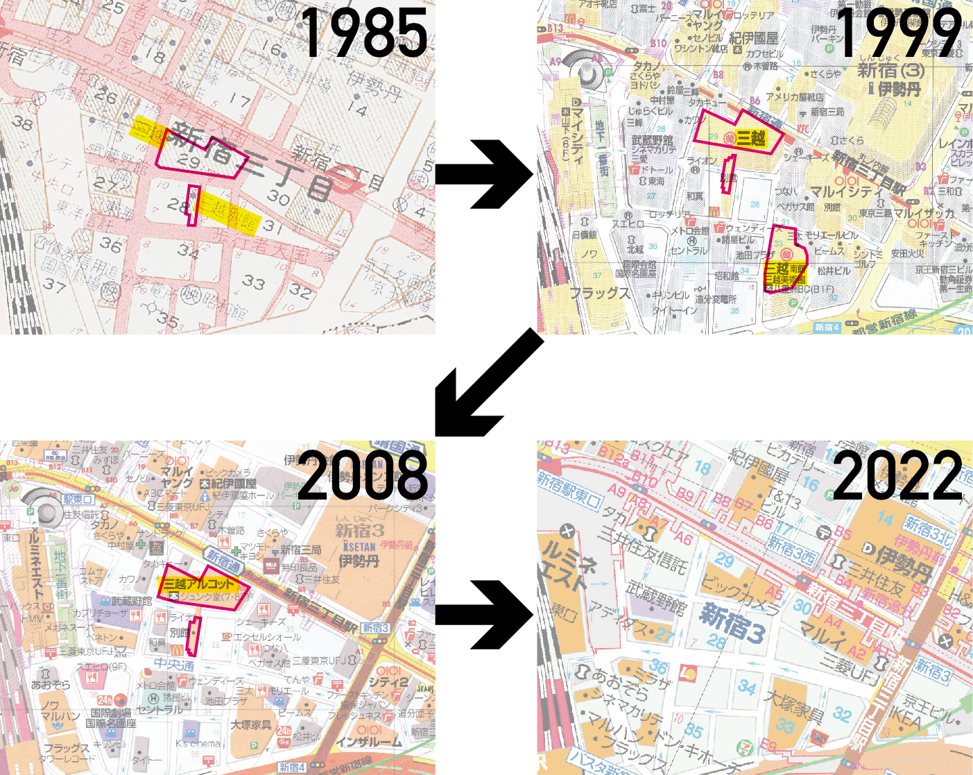 新宿区は時代と世相を反映する。古地図から見る街の移り変わり - まっぷるトラベルガイド