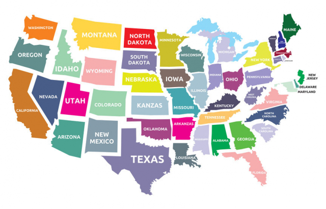 アメリカの50州を知る～各州の立ち位置、州の愛称、州民性がおもしろい！アメリカの50州一覧